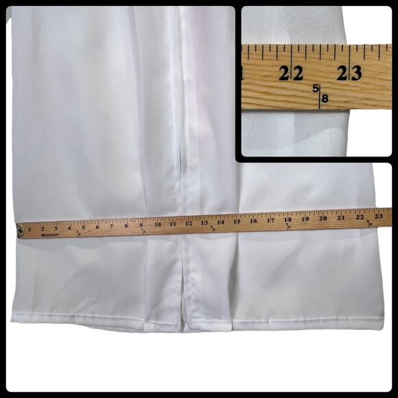 Oak Hall Graduation Gown Choir Robe Newnan Georgia Cougars Stole 5'0-5'2 White - Picture 10 of 11